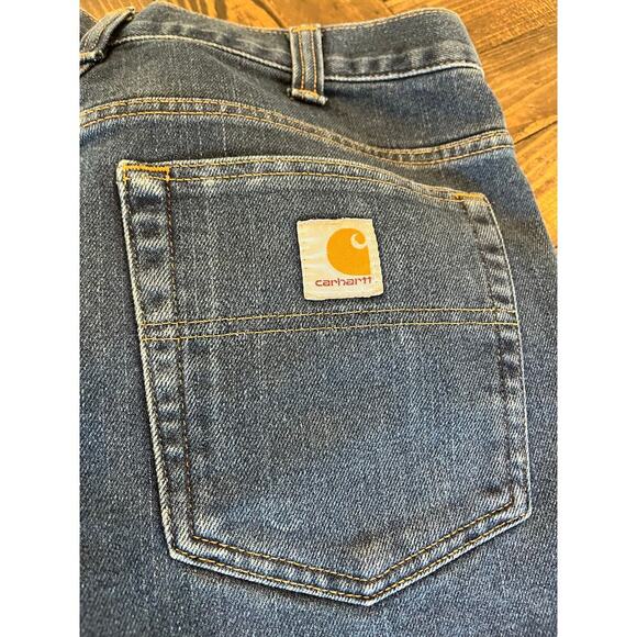 Carhartt FR Fire Resistant Workwear Jeans Men 34x30 Oil Electrician Carpenter - Picture 8 of 8